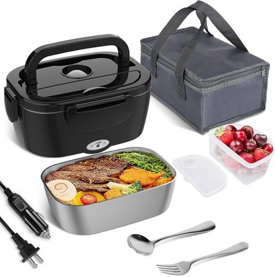 Electric-Lunch-Box-Heated-Food-Warmer 80W Heating Lunchbox for Adults1.5L P...