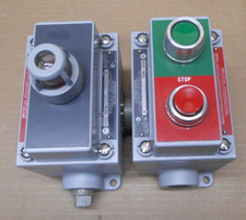 NEW ALLEN BRADLEY 800H-2HAR7PM1 START STOP PUSHBUTTON ASSEMBLY EXPLOSION PROOF