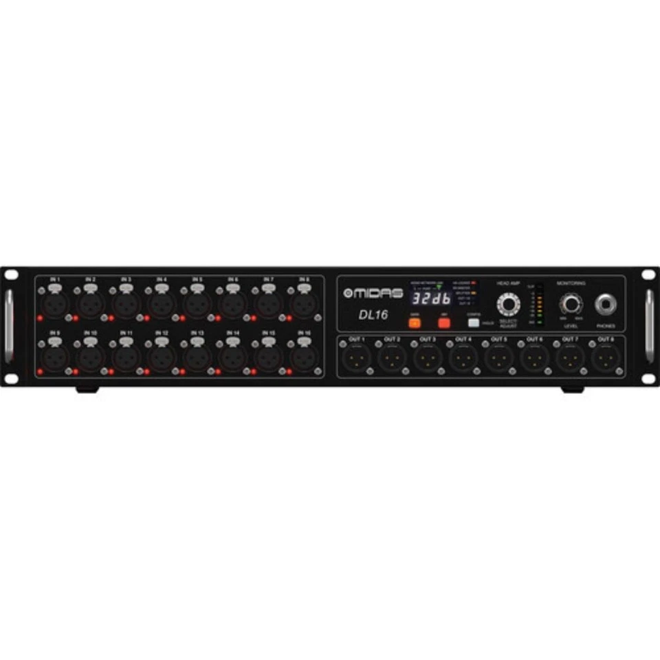 Midas DL16 I/O Stage Box with 16 Preamps - Image 2 of 4