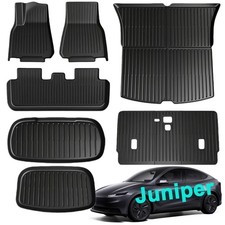 2025 2026 New Model Y Juniper Floor Mat 9Pcs Waterproof Scratch Floor Mats