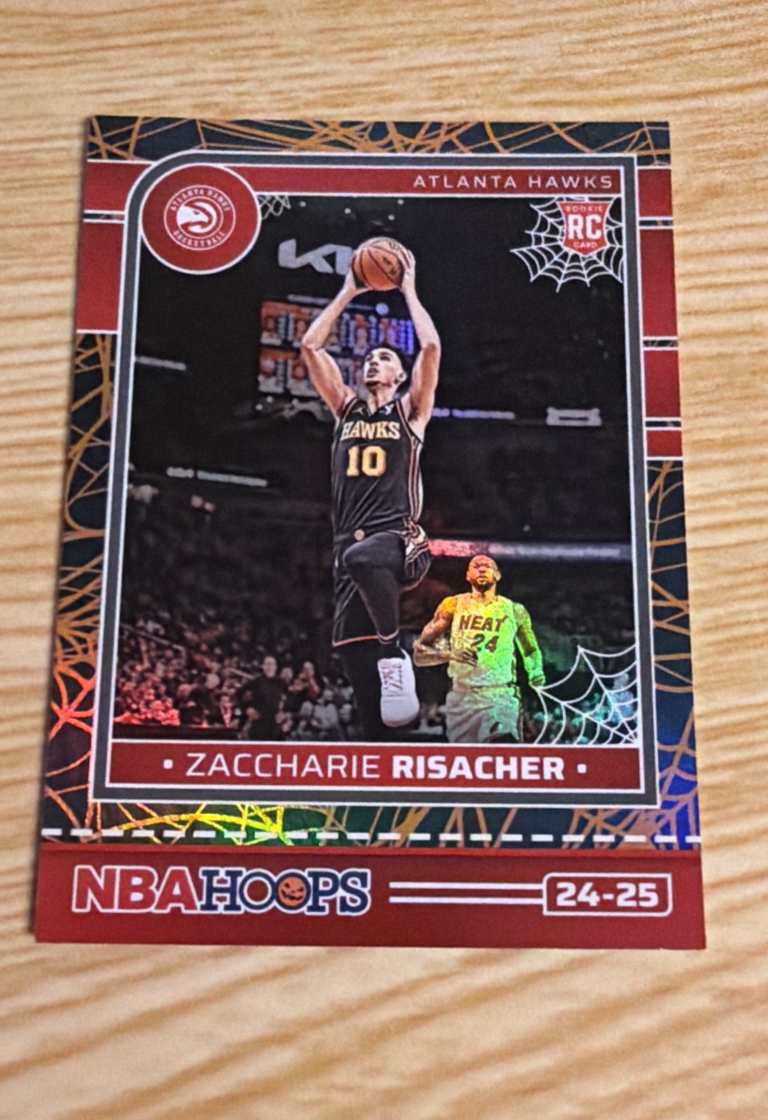 2024-25 Panini Haunted Hoops - Zaccharie Risacher, Zaccharie Risacher #245 Holo