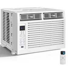 Window Air Conditioner 6000 BTU 3-in-1 Dehumidifier Remote Timer Unit