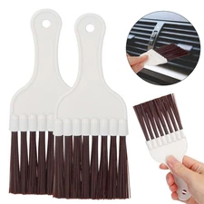 2Pcs Air Conditioner Fin Cleaner Set Fin Comb Condenser Straightener Clean Brush