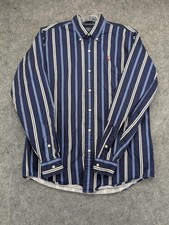 Polo Ralph Lauren Shirt Mens XL Striped Button Down Long Sleeve Dress Shirt
