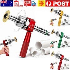 Inner tube cutter for PVC, ABS and plastic tubes with adjustable depth