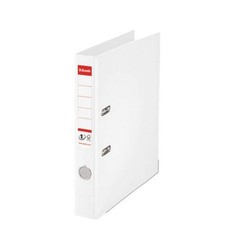Esselte A4 Lever Arch File, White, 52mm Spine, Plastic, Vivida Range, 811400 Si
