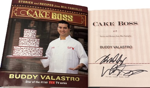 SIGNED Cake Boss Stories and Recipes Buddy Valastro Book 1st ED. Print HC DJ