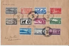 NEWFOUNDLAND  CANADA  1937    SG 257-267   FDC  MAY / 12 / 1937