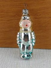 Vintage Astronaut Christmas Ornament Glass Tree Soviet New Year Toy USSR