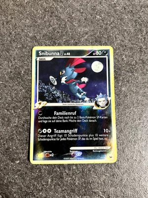 Pokémon Karte Snirbunna Lv. 48 17/127 Holo | Platinum | DE | Rare - Bild 1 von 2