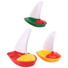 3Pcs Bath Boat Toy Plastic Sailboats Toys Bathtub Sailing Boat Toys for3042