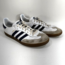 Adidas Samba Classic Navy and White Sneaker Men  s US Size 10