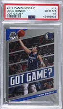 2019-20 Panini Mosaic Got Game? Luka Doncic Luka Dončić #11 PSA 10 GEM MT 0f8s