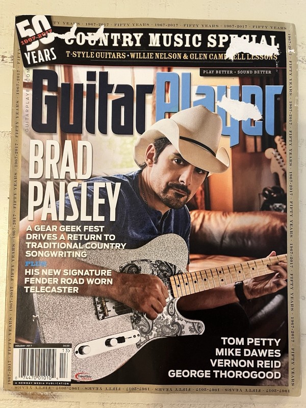 Guitar Player Brad Paisley Dave Navarro Country Music Special Illustrated