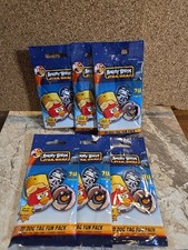Lot Of 6 - Angry Birds  Star Wars -- Dog Tag  Ball Chain  Stickers Fun Pack