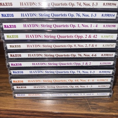 11 CD Set: HAYDN FAMOUS STRING QUARTETS Op 74 76 1 2 42 9 71 64 17 Kodály Kodaly