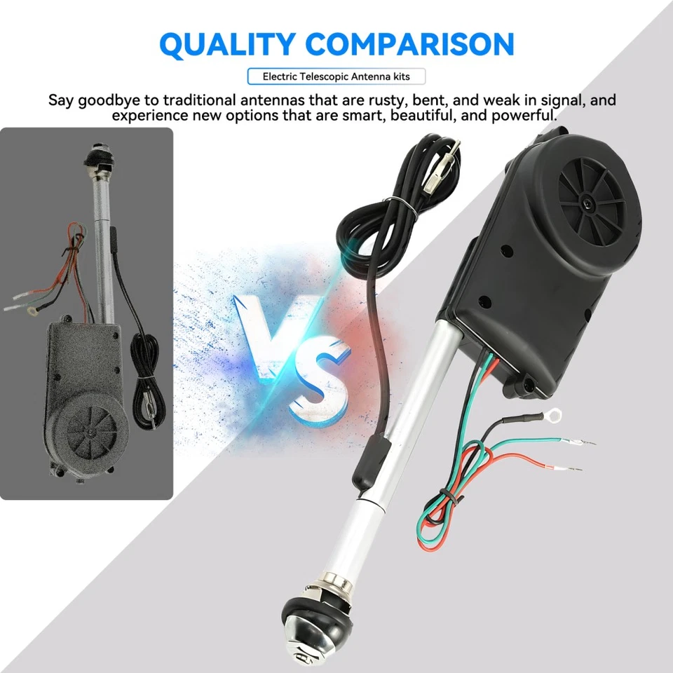 Antena de coche antena eléctrica antena automática para VW Opel Astra Vectra 12V - Imagen 4 de 4