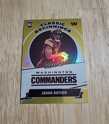 2022 Classics Premium JAHAN DOTSON Classic Beginnings Gold /99 #CB-13 Rookie SP