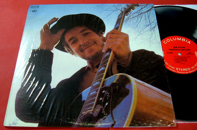 Bob Dylan ''NASHVILLE SKYLINE'' 1969, Columbia KCS 9825 1st pressing LP. SW/NM-/NM