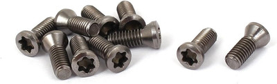 10 Stück M3.5 x 10mm Metall Senkkopf Torx Maschinenschraube Silber DE de