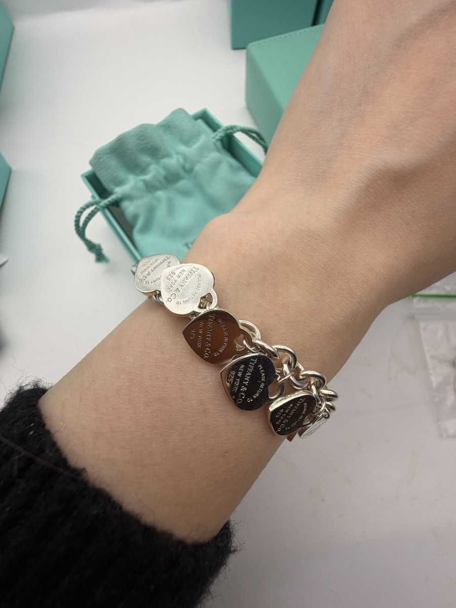 Tiffany & Co. リターントゥ　ハートチャームブレスレット Tiffany & Co. Return To Tiffany Multi Mini Heart Tag Charm