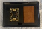 VTG Couroc Cheese Tray w Inlaid Deco Design New England Sugar Maple Wood 15,25” — photo 1