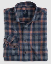 johnnie-O Zula Top Shelf Button Up Shirt Wake Size L