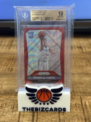 Nikola Jokic [Ruby Wave Prizm] #335 2015 Panini Prizm card