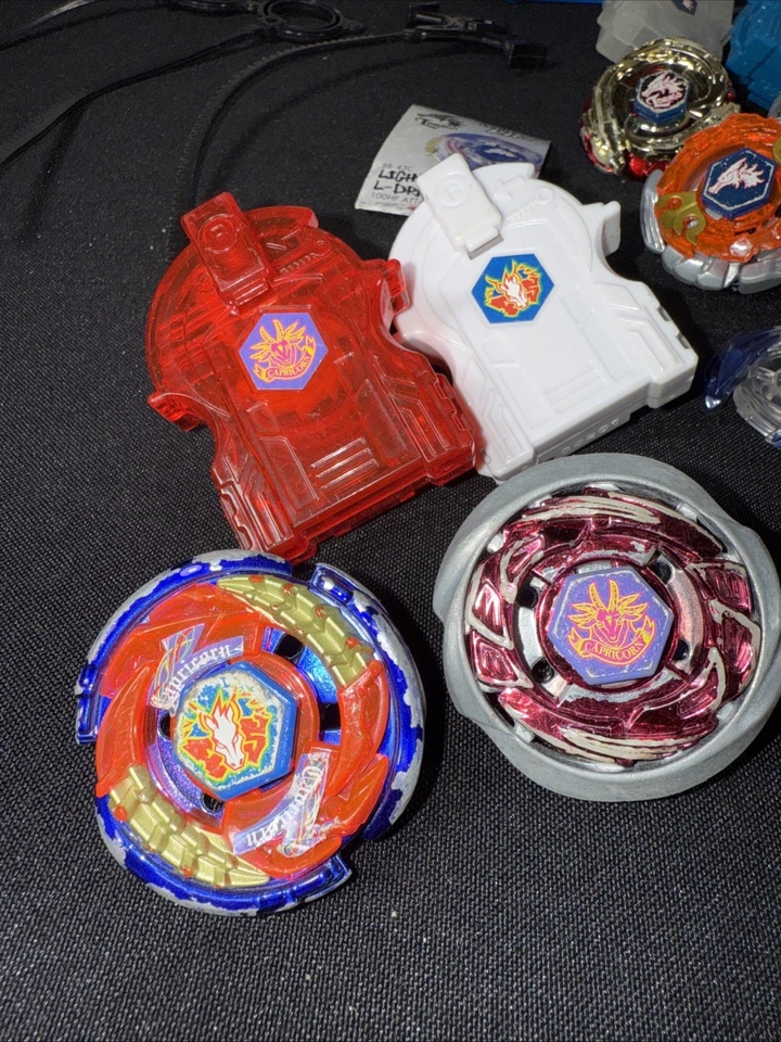 Lote Beyblade Takara/hasbro Metal Fusion Iluminación L Dragón Capricon Tormenta Acuario Foto 2 de 4