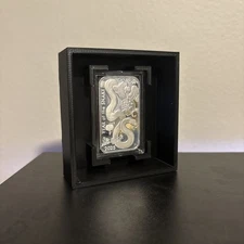 1 oz Silver Bar Display Stand + Case | Holder for Bullion Bars | PLA