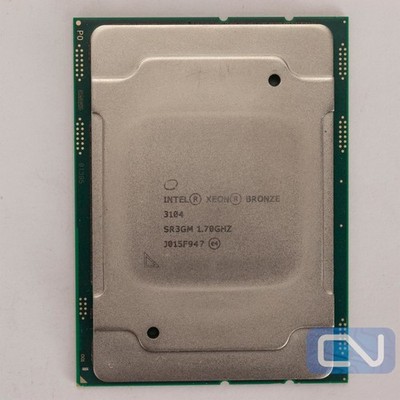 Intel Xeon Bronz 3104 SR3GN 1.7GHz 8.25 MB 6-Core LGA 3647 85W B Grade CPU