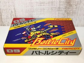 Battle City W/Box Manual Famicom FC NES Rare Retro Good Used Game NTSC-J Japan