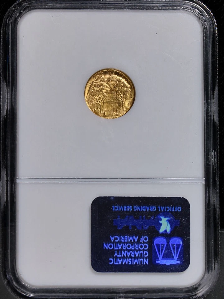 1922 Grant Commem Gold $1 NGC MS63 Great Eye Appeal Strong Strike - Image 4 of 4