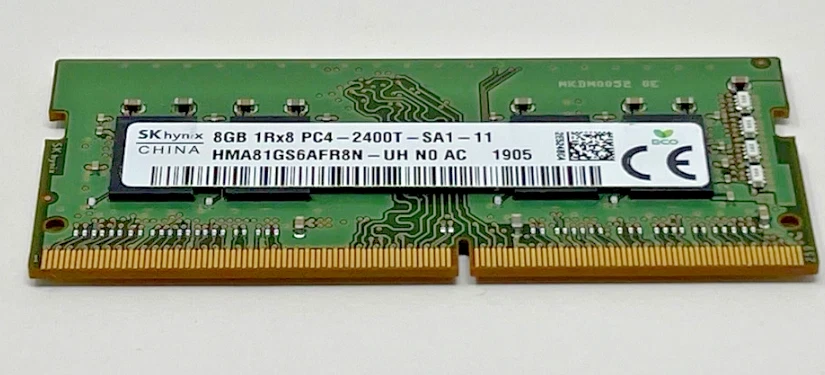 Hynix PC4-19200 (DDR4-2400) Bus Speed Computer RAM 8 GB Total