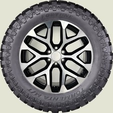 Chevy Silverado 20 Black Machine Snowflake Wheels Rims 35x12.50 Mud Tires