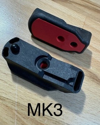 Ruger MK3 2245 RED AND BLACK Magazine Bumper Bottom (6 pack)
