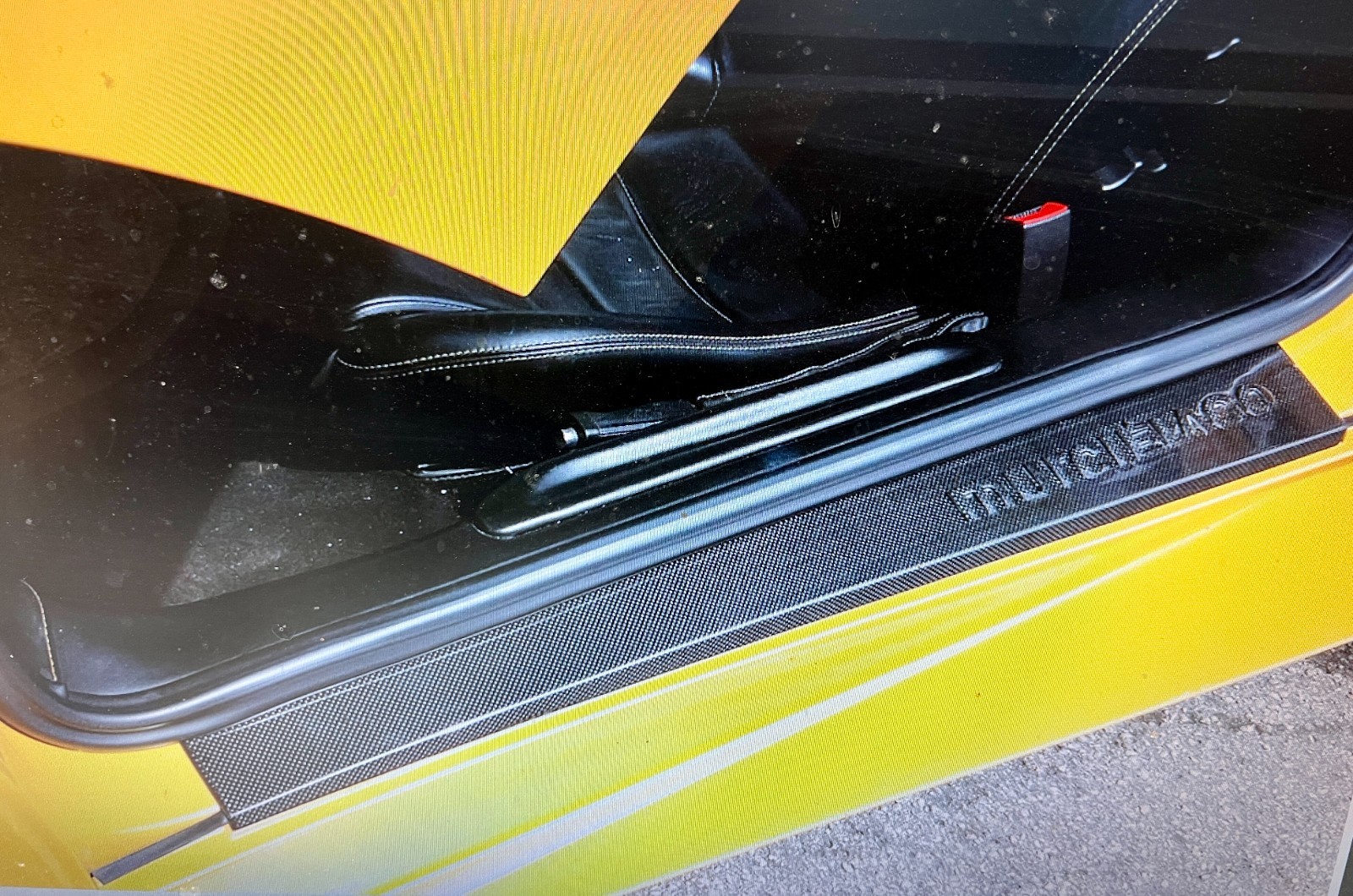Lamborghini Murcielago 2006-10 Tesoro CARBON FIBER CF Door Sills Plates USA Made