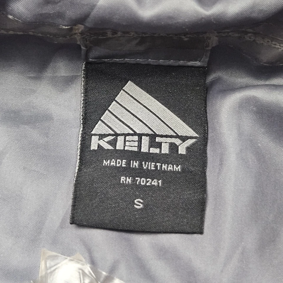 Chaqueta cortavientos impermeable gris Kelty talla pequeña senderismo mochilero camping Foto 3 de 4