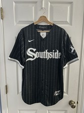 Mens Nike Chicago White Sox Black City Connect Replica Jersey Giolito Large New