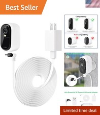 25FT Power Cable Compatible with Arlo Essential 2K Outdoor Security Camera 2n...