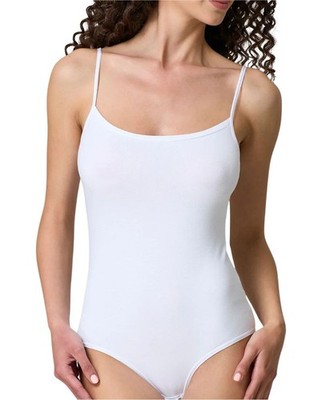 Jadea 4155 Stretch Baumwoll Stretch Body Top mit schmaler Schulter