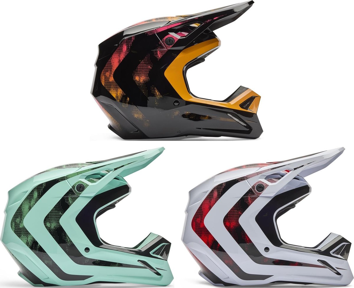 Fox Racing V1 Kairos Helmet - Motocross Dirt Bike Offroad Adult | eBay