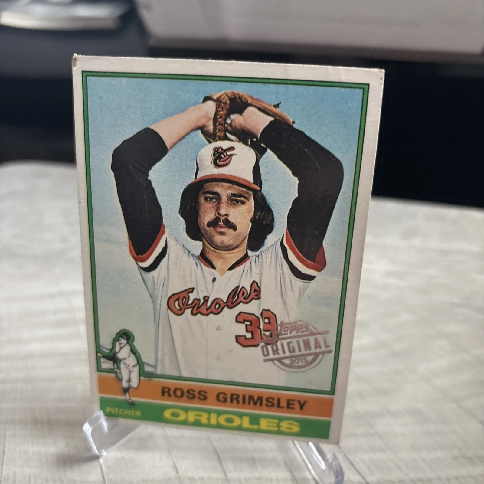 2015 Topps Originals Buybacks Ross Grimsley 1976 Topps #257 Baltimore Orioles