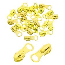 20 Pcs Yellow Zipper Sliders 5 Zipper Repair Replacement with Zip Pull