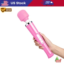 Handheld Massager 20 Speed Wand Vibrating Massage Magic Full Body Therapy Motor