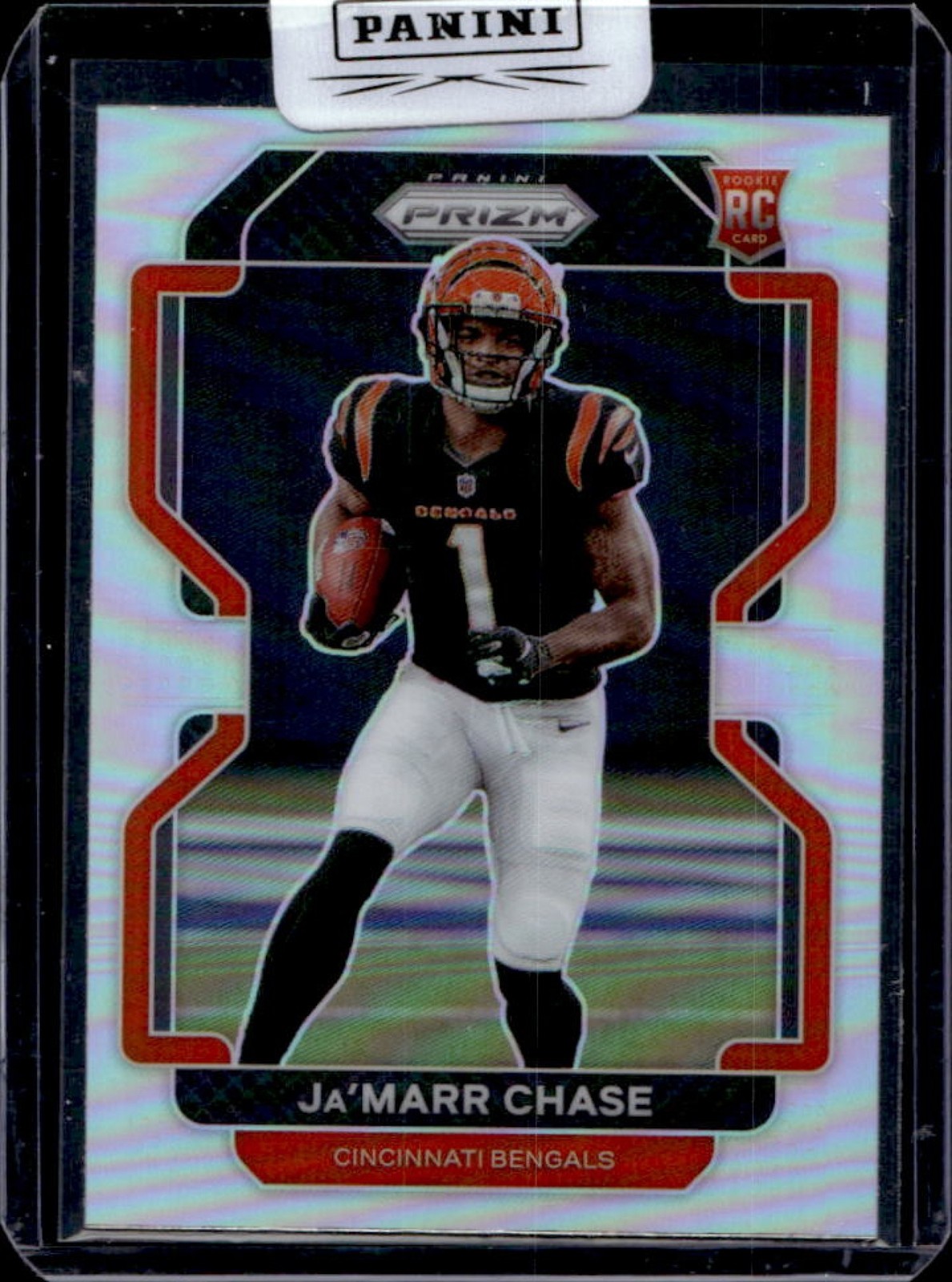 2021 Prizm Ja'Marr Chase Rookie Variations RC Silver #V-337 Bengals