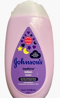 Johnson's Bedtime Hypoallergenic Lotion NaturalCalm Aromas 13.6 fl oz