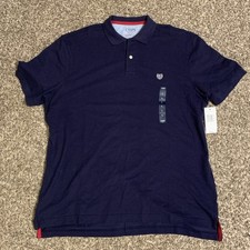 Chaps Everyday Polo Shirt Mens Size Large Navy NWT