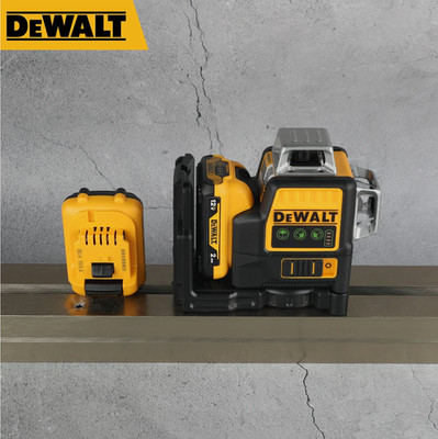 For DEWALT DW089LG 12V Green Line 3x360 Degree Laser Level + Battery + Charger
