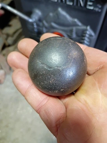 Vintage 2" Diameter Cannon Ball 1 lb 4 oz Civil War Era Grape Shot